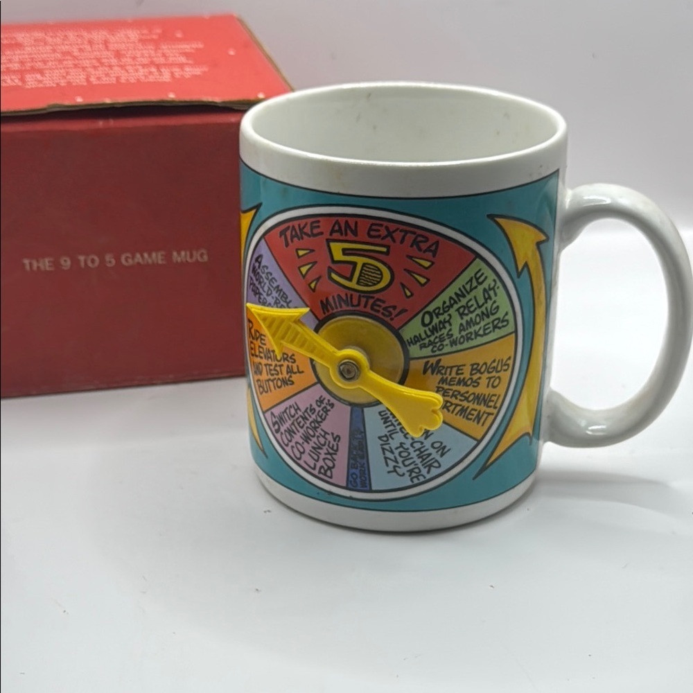 The 9 to 5 game Ceramic Mug  vintage  Avon